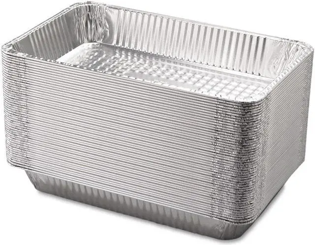 Alt view image 2 of 9 - Handi-Foil Of America Steam Table Aluminum Pan Full-Size 3 3/16" Deep 50/Carton