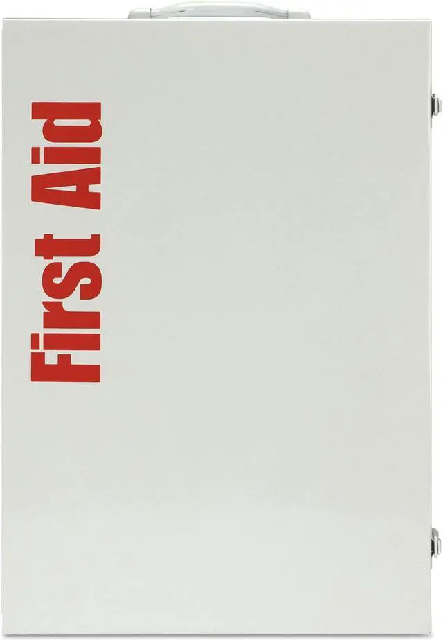 Alt view image 15 of 15 - First Aid Only - 90576 - First Aid Kit, Cabinet, Metal Case Material, General Purpose, 150 People Served Per Kit