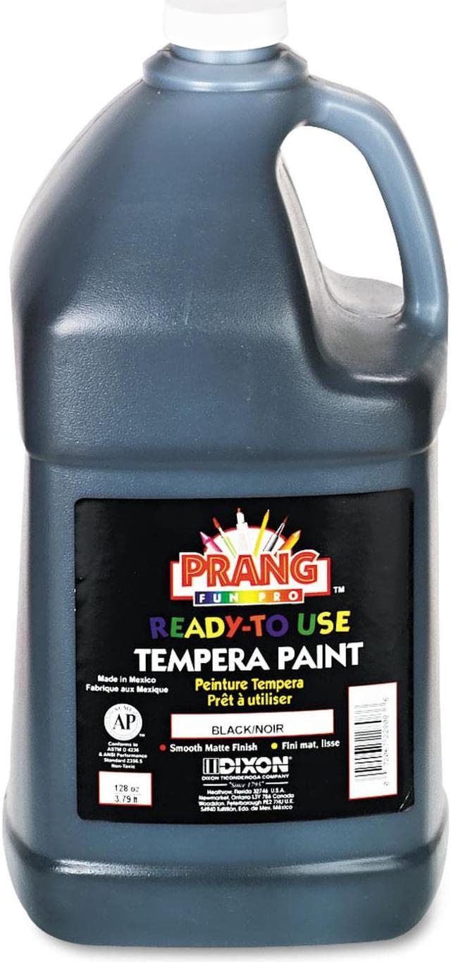 Prang Ready-to-Use Tempera Paint Black 1 gal 22808 