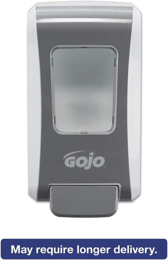 Alt view image 8 of 20 - FMX-20 2000mL Foam Soap Dispenser, Push-Style, White/Gray GOJO 5270-06