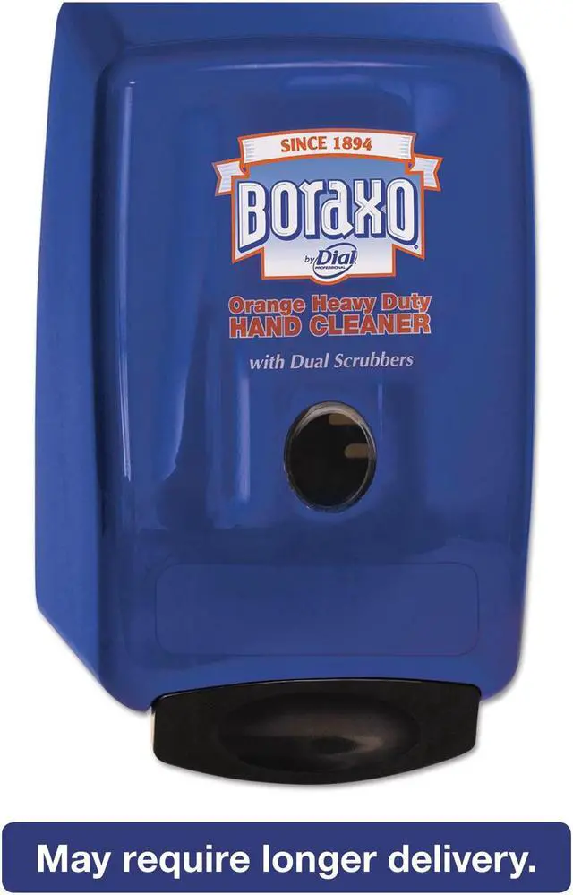 Alt view image 3 of 3 - Boraxo 2L Dispenser for Heavy Duty Hand Cleaner Blue 10.49"x4.98"x6.75" 10989