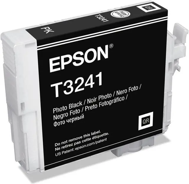 Alt view image 10 of 10 - Epson UltraChrome 324 Original Ink Cartridge Photo Black T324120