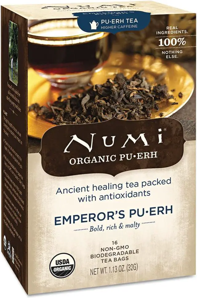 Main image of Organic Teas and Teasans .125oz Emperor's Puerh 16/Box