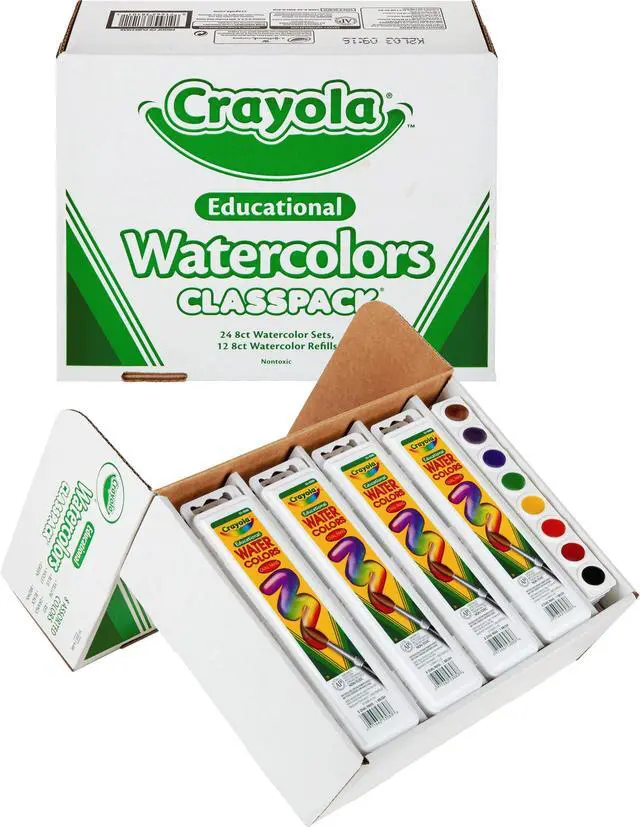 Alt view image 10 of 15 - Crayola Classpack Washable Painting Kit 53-8101
