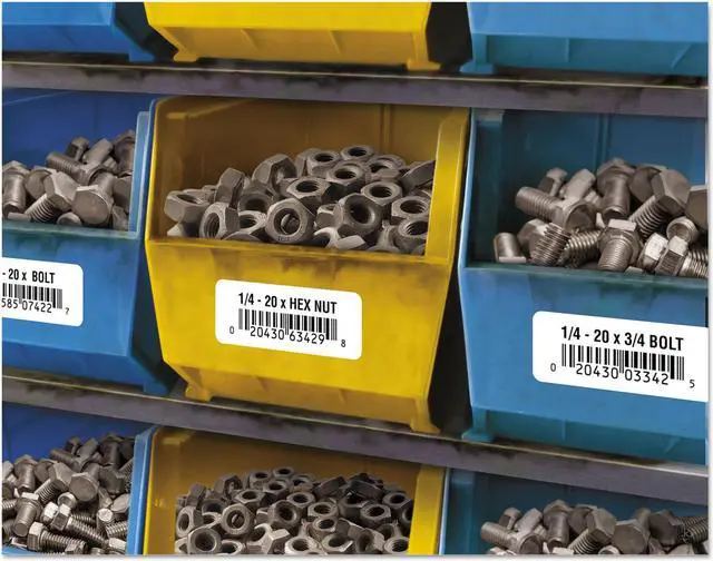 Alt view image 5 of 10 - Avery Durable ID Labels, TrueBlock Technology, Permanent Adhesive, 2/3" x 1-3/4", 3,000 Labels (61533)