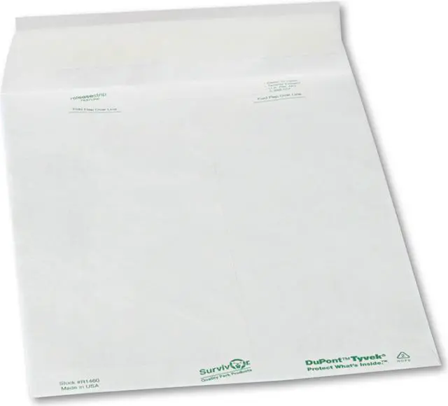 Alt view image 11 of 12 - Survivor Tyvek Mailer 9 x 12 White 100/Box R1460