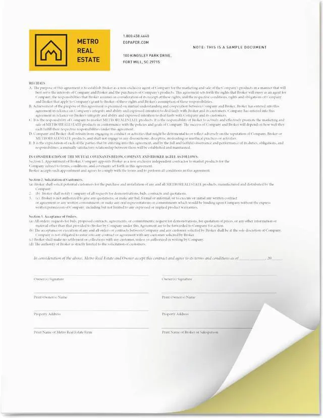 Alt view image 8 of 9 - Xerox Bold Digital Carbonless Paper 8 1/2 x 11 White/Canary 5 000 Sheets/CT 3R12420