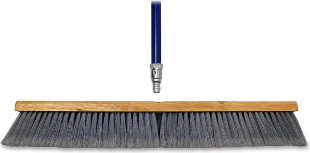 Alt view image 2 of 3 - Genuine Joe Floow Sweeper 24" Wide Gray 30125