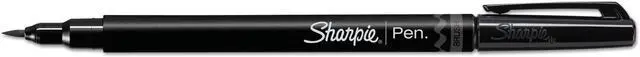 Alt view image 12 of 12 - Sharpie Brush Tip Pens Fine Brush Tip Black 12/PK 2011280