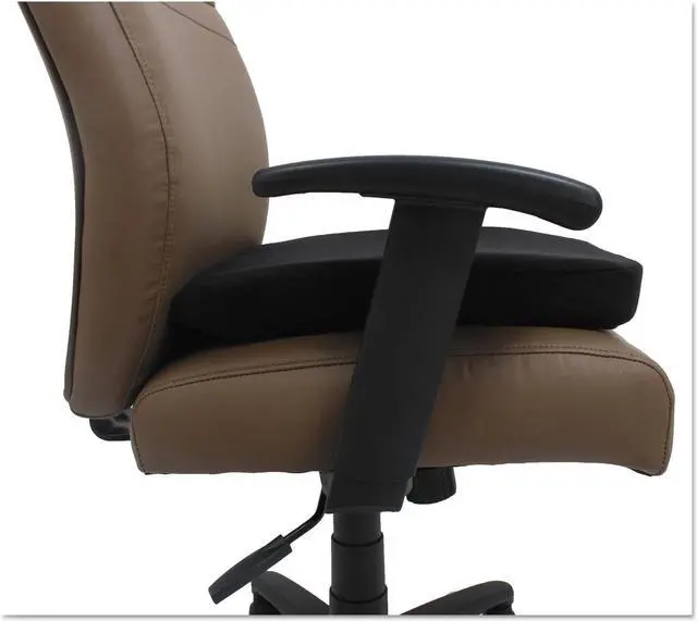 Alt view image 8 of 13 - Cooling Gel Memory Foam Seat Cushion, 16 1/2 x 15 3/4 x 2 3/4, Black ALECGC511