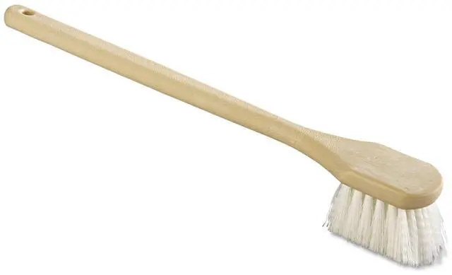 Alt view image 14 of 17 - Boardwalk Utility Brush Nylon Fill 20" Long Tan Handle 4420