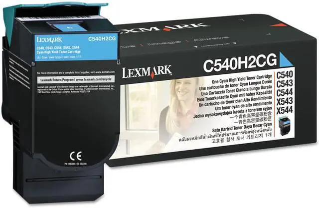 Alt view image 10 of 12 - C540h2cg High-Yield Toner, 2000 Page-Yield, Cyan