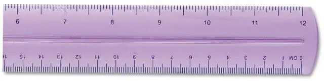 Alt view image 2 of 8 - Westcott 12" Jewel Colored Ruler 12975
