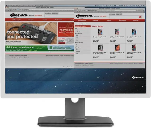 Alt view image 10 of 20 - Innovera IVRBLF236W Blackout Privacy Monitor Filter for 23.6 Widescreen LCD, 16:9