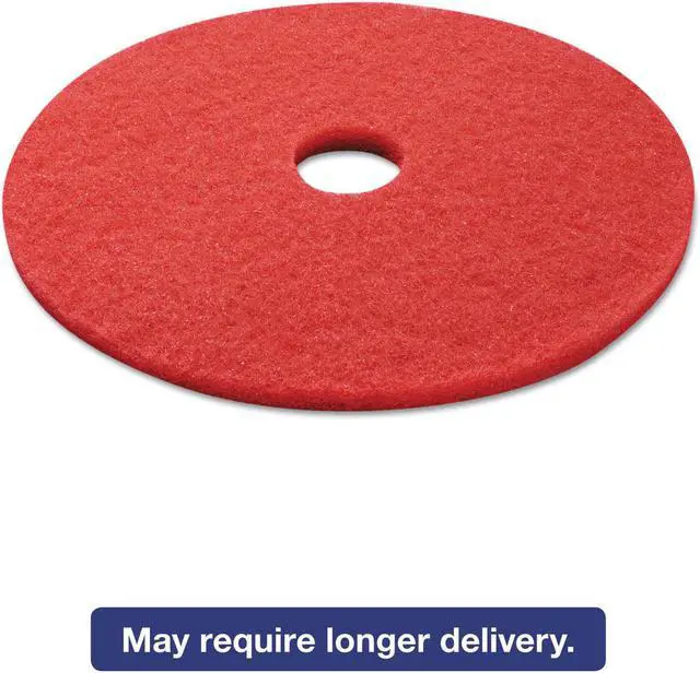 Alt view image 2 of 10 - Standard 21-Inch Diameter Buffing Floor Pads, Red BWK4021RED