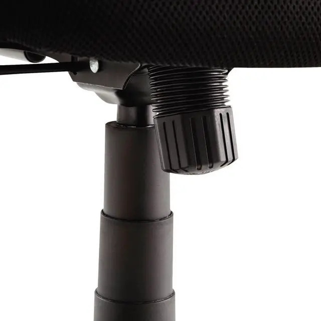 Alt view image 16 of 18 - Oif Swivel/Tilt Mesh Task Chair Height Adjustable T-Bar Arms Black/Chrome MT4818