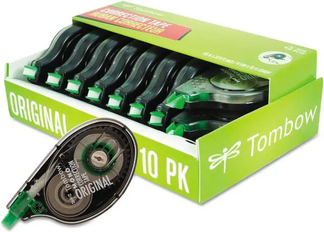 Alt view image 5 of 11 - Tombow MONO Correction Tape 1/6" x 394" White Tape 10/Pack 68720