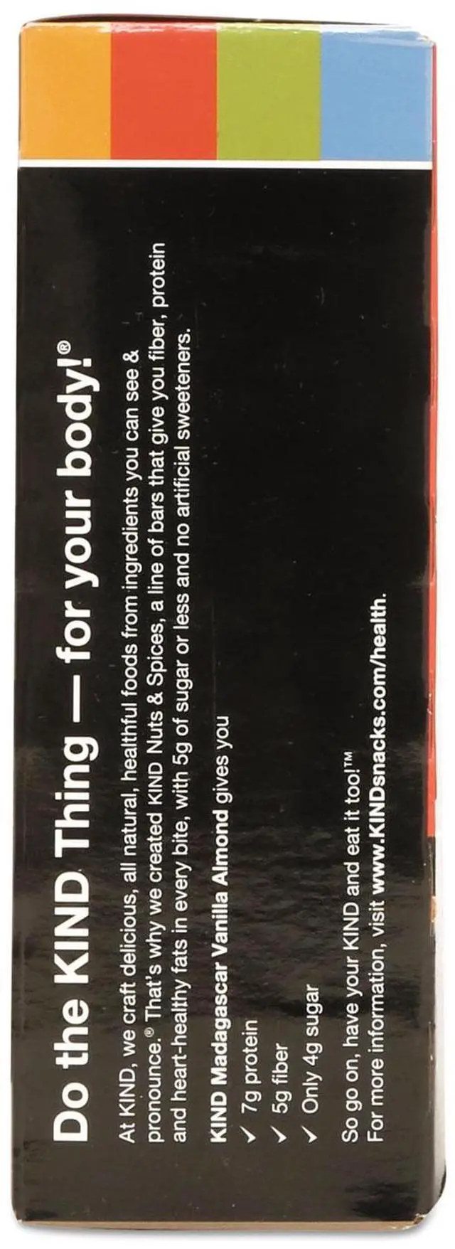 Alt view image 14 of 14 - KIND 17850 Nuts and Spices Bar, Madagascar Vanilla/Almond, 1.4 oz, 12/Box