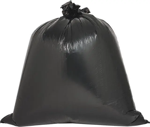 Alt view image 9 of 17 - Genuine Joe Can Liner 2-Ply 40"x46" 40-45 Gallon 40/CT Brown/Black 04046