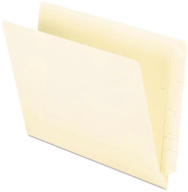 Alt view image 2 of 9 - Tops Pendaflex H110D End Tab Folders  Straight Cut  Two Ply  9 1/2   Front  Letter  Manila  100/Box