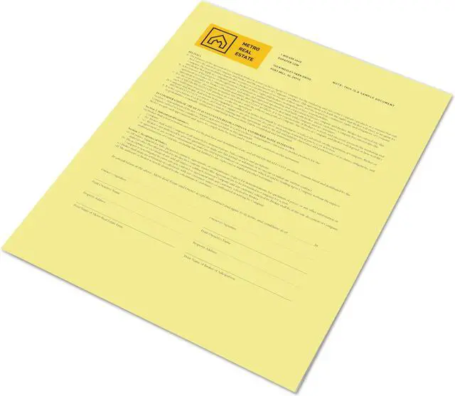 Alt view image 9 of 9 - Xerox Bold Digital Carbonless Paper 8 1/2 x 11 Canary 500 Sheets/RM 3R12437