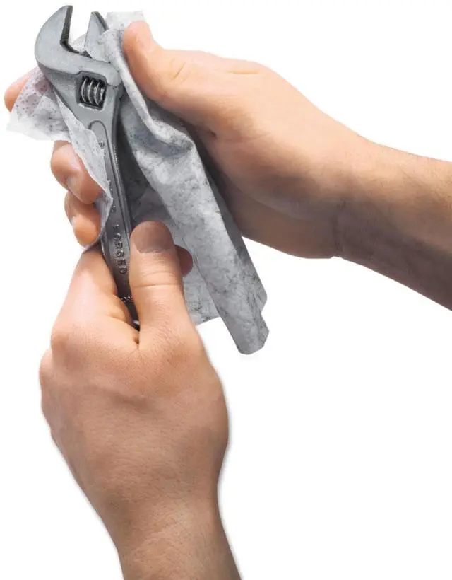 Alt view image 3 of 7 - Scrubbing Towels, 170 Count Bucket, Dual Textured, Wet GOJO 6398-02