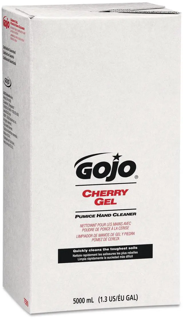 Alt view image 17 of 18 - Cherry Gel Pumice Hand Cleaner, Cherry Scent, 5,000 ml Refill, 2/Carton 7590-02