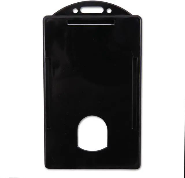 Alt view image 9 of 16 - Baumgartens ID Card Holders Vertical 3-3/8"x2-1/8" 25/PK Black 68320