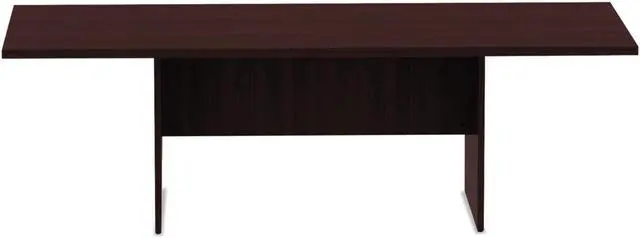 Alt view image 6 of 6 - Alera Valencia Series Conference Table Rectangle 94 1/2 x 41 3/8 x 29 1/2 Mahogany VA719642MY