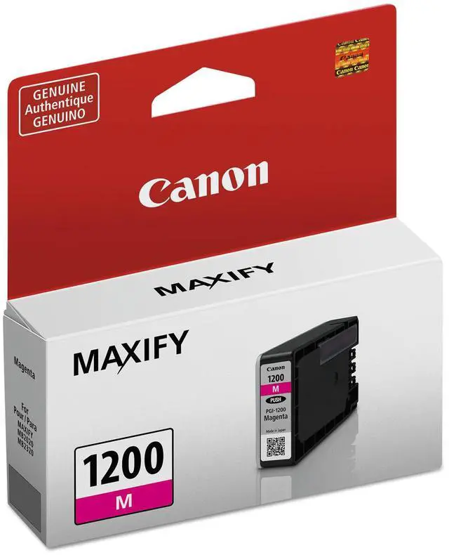 Alt view image 11 of 11 - Canon PGI-1200 M (9233B001) Ink Cartridge, 300 page yield; Magenta