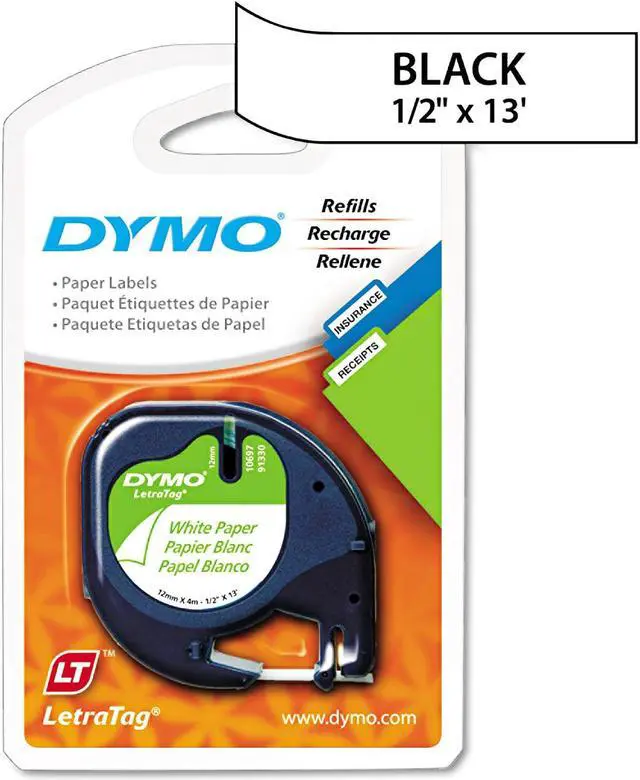 Alt view image 2 of 15 - Dymo Labels LabelWriter 3-1/2"Wx1-1/8"H 12 RL/PK White 2050768