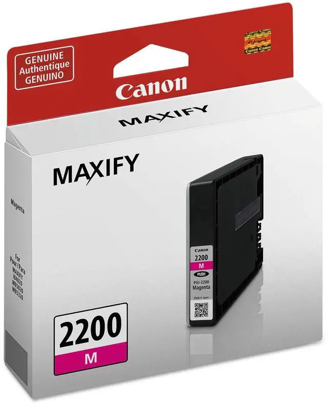Alt view image 14 of 16 - Canon PGI-2200 Magenta Pigment Ink Tank #9305B001