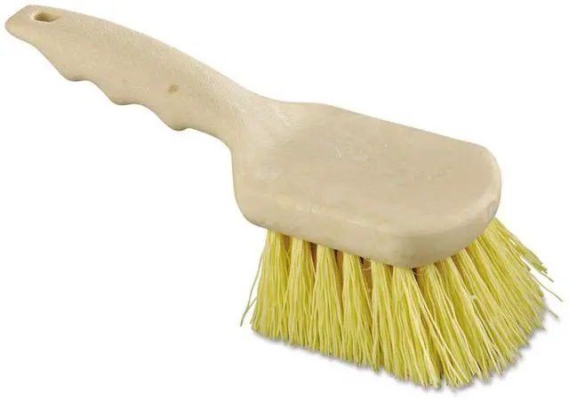 Alt view image 5 of 12 - Boardwalk Utility Brush Polypropylene Fill 8 1/2" Long Tan Handle 4308