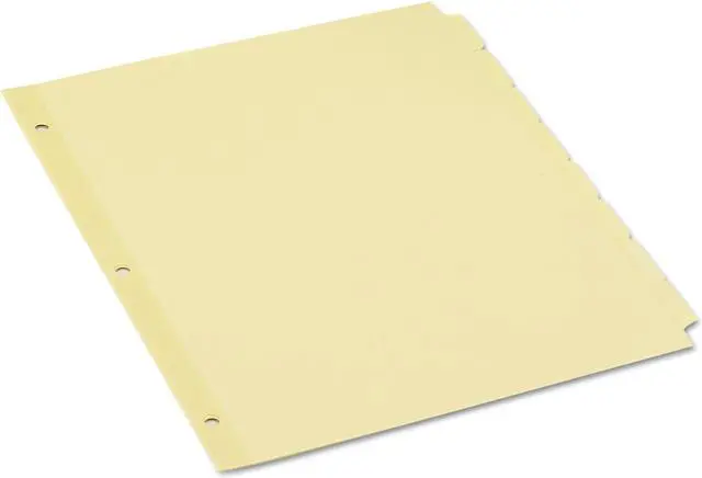 Alt view image 5 of 5 - UNIVERSAL Economy Tab Dividers 8-Tab Letter Buff 24 Sets/Box 20846