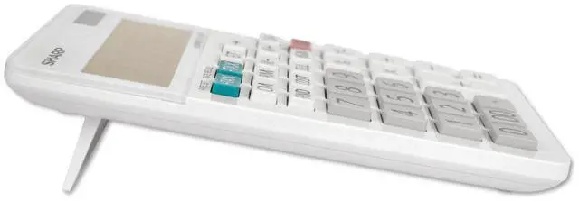 Alt view image 15 of 15 - Sharp EL-334W Large Desktop Calculator 12-Digit LCD EL334W