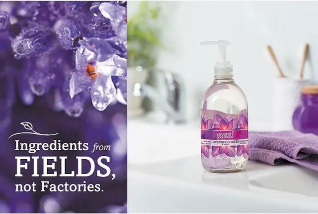 Alt view image 14 of 17 - Seventh Generation 22926 Natural Purifying Hand Wash, Lavender, 12oz Pump Bottle, 1 Each