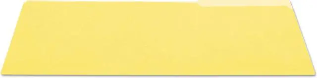 Alt view image 6 of 9 - UNIVERSAL File Folders 1/3 Cut One-Ply Top Tab Legal Yellow/Light Yellow 100/Box