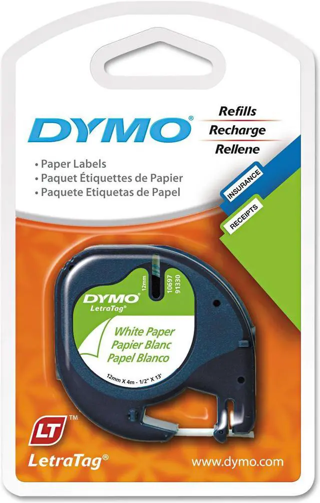 Main image of Dymo Labels LabelWriter 3-1/2"Wx1-1/8"H 12 RL/PK White 2050768