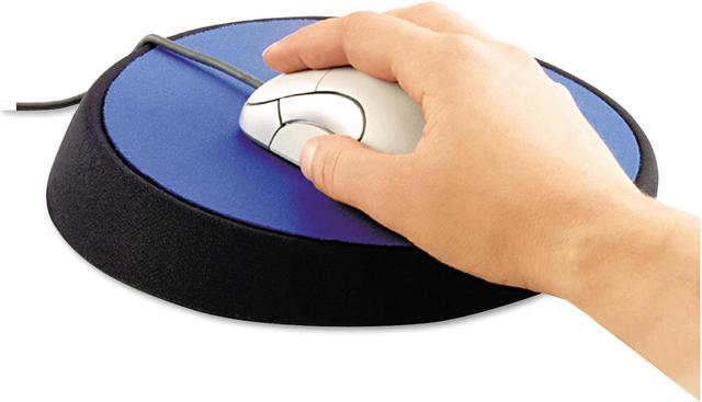 Alt view image 17 of 18 - Allsop Wrist Aid Ergonomic Circular Mouse Pad 9" dia. Cobalt 26226