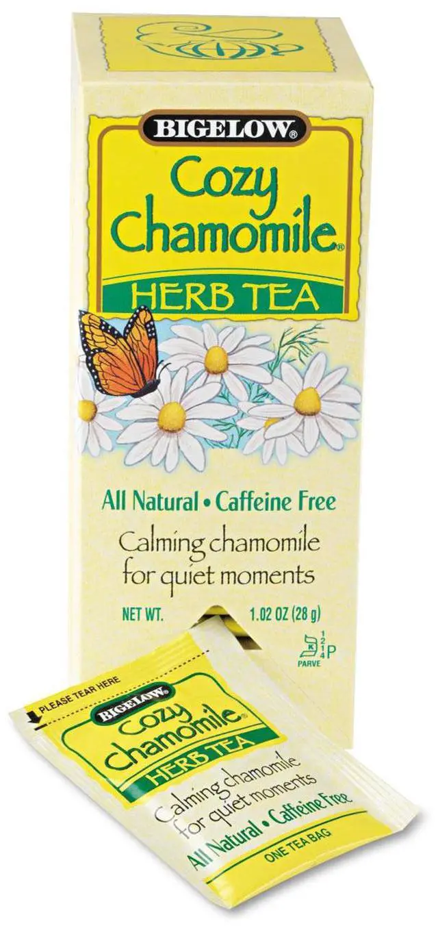 Alt view image 17 of 19 - Bigelow Single Flavor Tea, Cozy Chamomile, 28 Bags/Box 00401