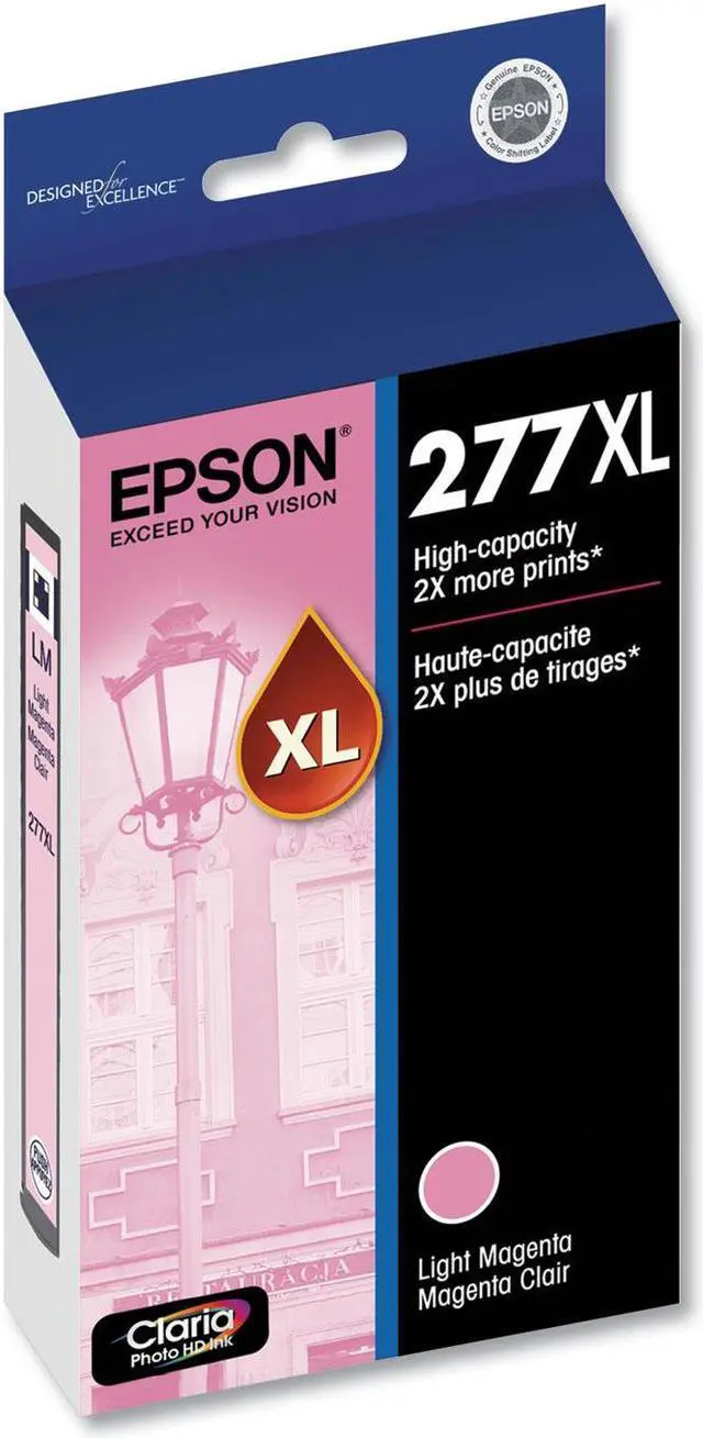 Alt view image 3 of 5 - Epson Claria High-Yield Ink, 740 Page-Yield, Light Magenta T277XL620S