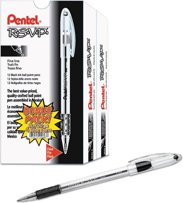 Zebra Z-Grip Retractable Ballpoint Pen, Medium Point, 1.0mm, Black Ink, 24  Pack (12221)
