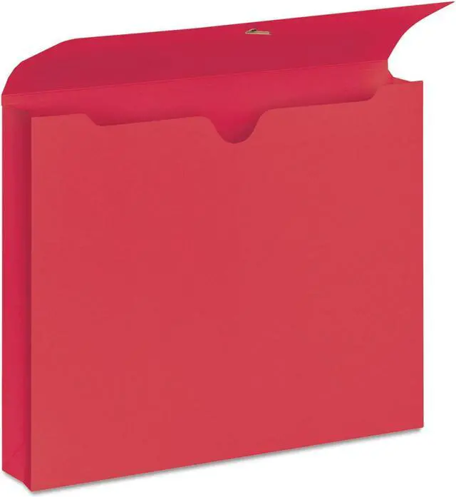 Alt view image 2 of 13 - Smead 2" Exp Wallet with String Letter Red 10/BX 77205
