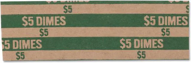 Alt view image 13 of 16 - Coin-Tainer Flat Coin Wrappers Dimes $5 1000 Wrappers/Box 30010