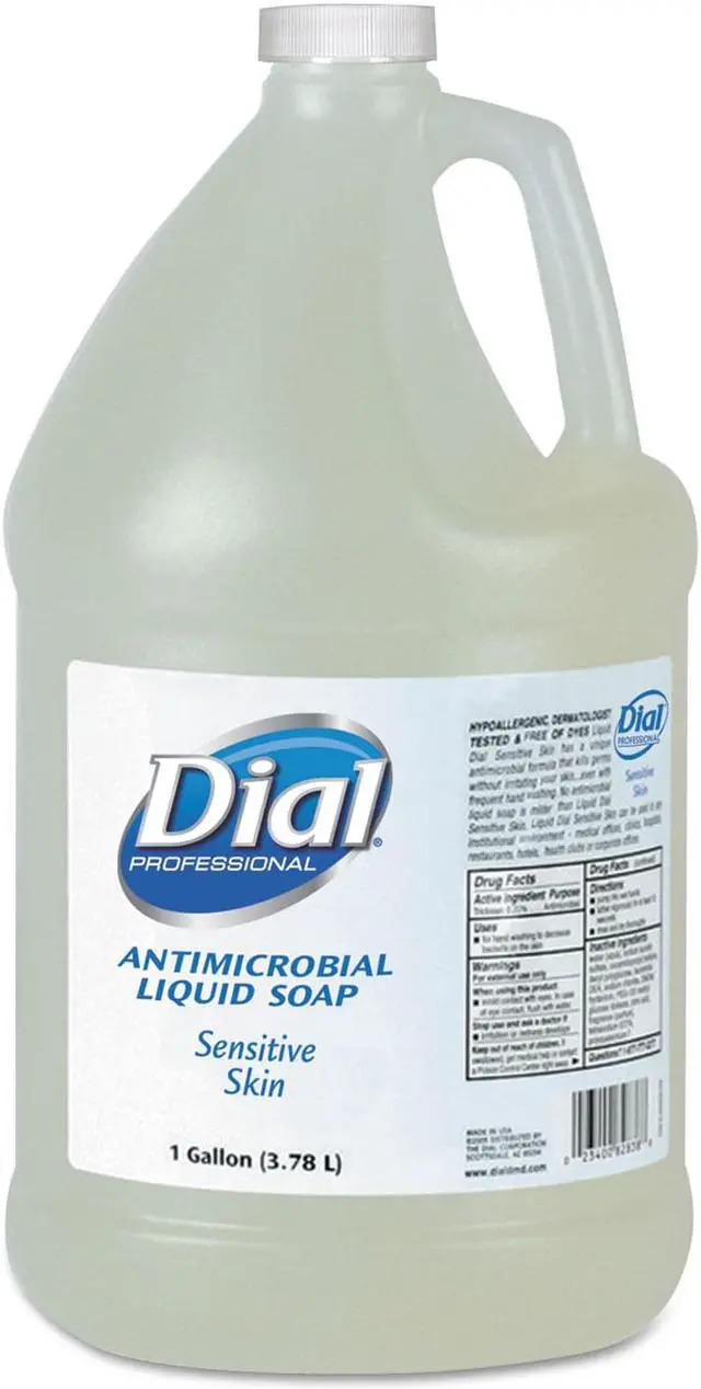 Alt view image 6 of 8 - Sensitive Skin Antimicrobial Soap, Floral Scent, 1 gal Bottle