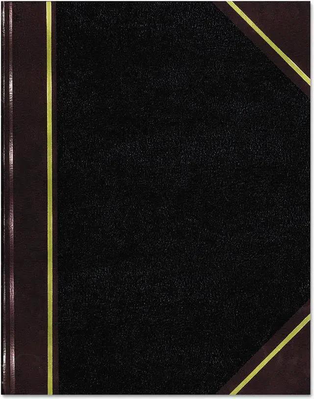Alt view image 11 of 14 - Texthide Record Book, Black/burgundy, 300 Green Pages, 10 3/8 X 8 3/8