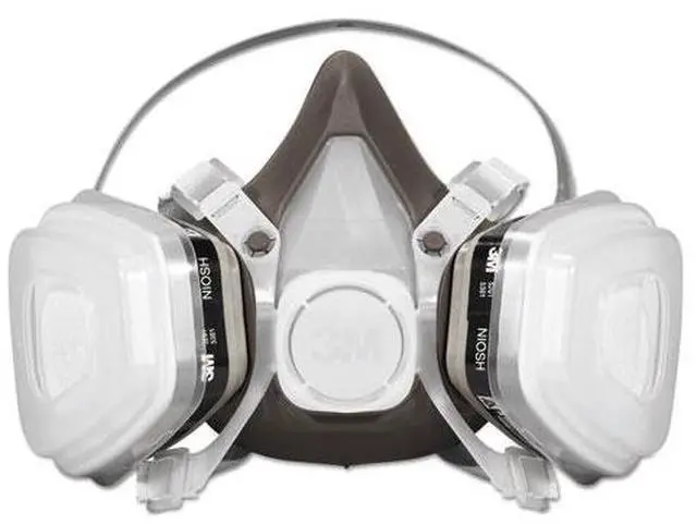 Alt view image 2 of 20 - 3M 66070 Half Facepiece Disposable Respirator 53P71, Organic Vapor/P95, Large