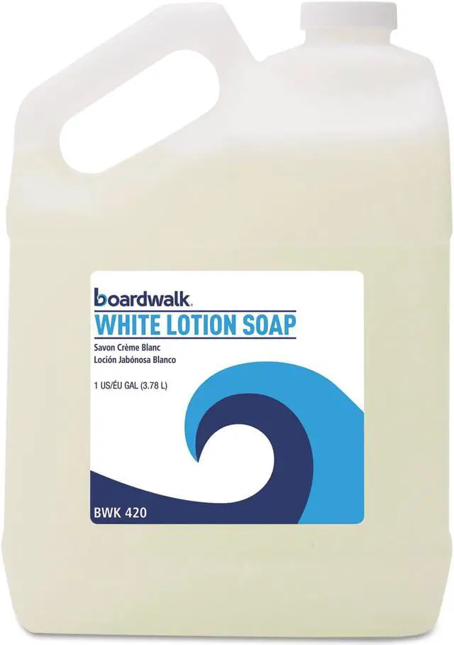 Alt view image 4 of 8 - Boardwalk Mild Cleansing Lotion Soap Floral Scent Liquid 1gal Bottle 4/Carton