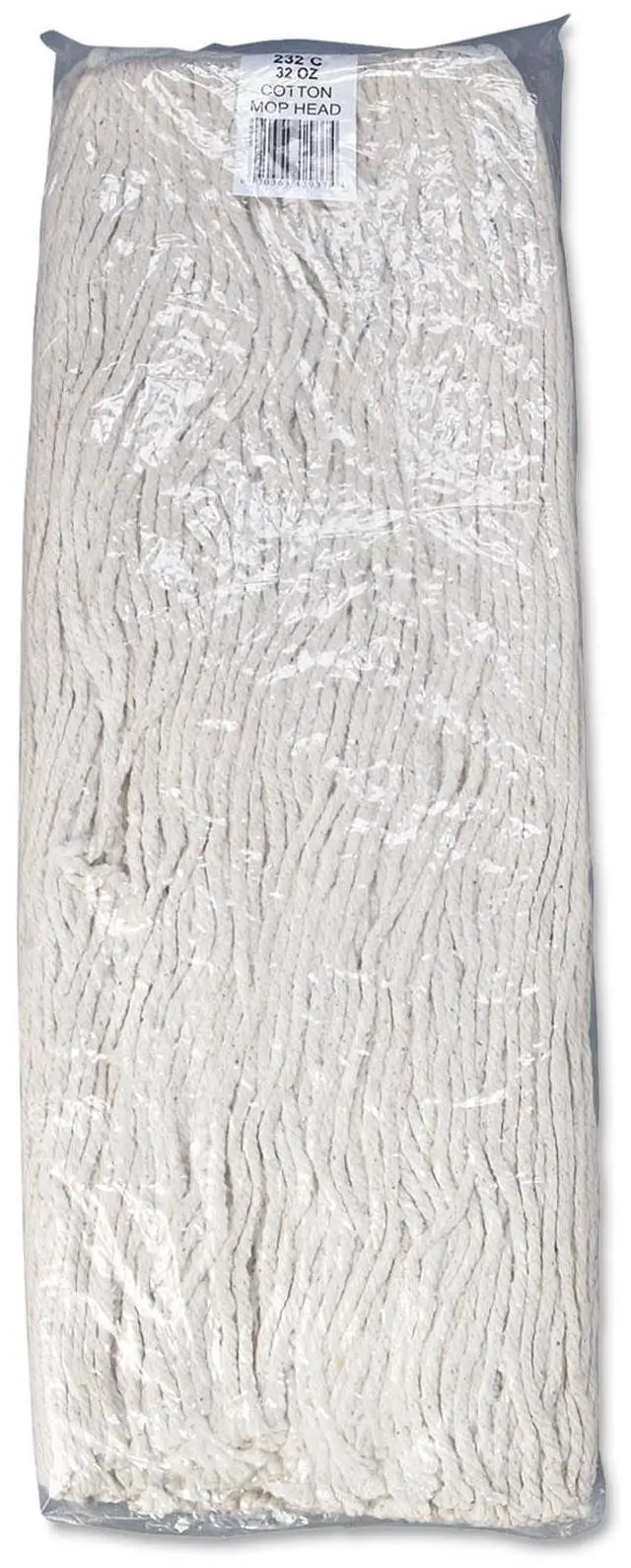 Alt view image 3 of 14 - Boardwalk Mop Head Premium Standard Head Cotton Fiber 32oz White 12/Carton 232C