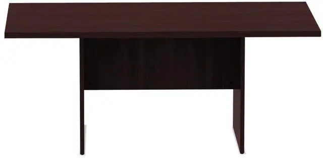 Alt view image 9 of 9 - Alera Valencia Series Conference Table Rectangle 70 7/8wx41 3/8dx29 1/2h Mahogany VA717242MY